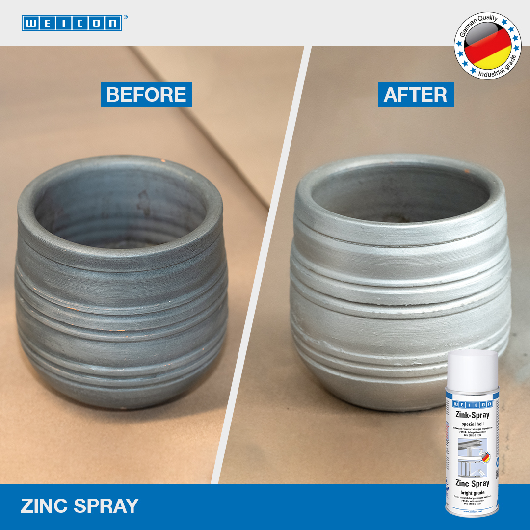 Spray Zinc | protection cathodique contre la corrosion avec autorisation pour le secteur alimentaire