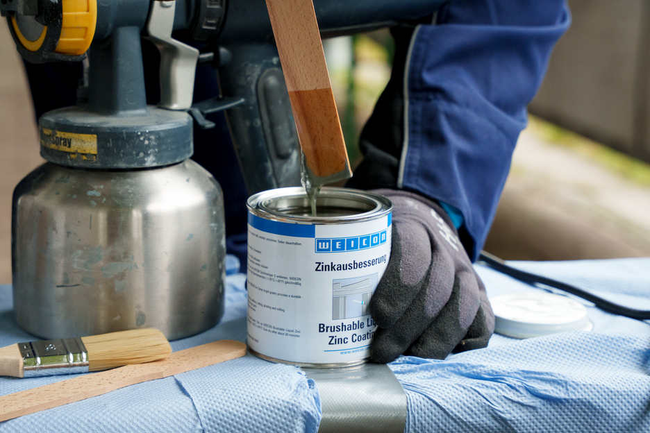 Brushable Zinc Coating | corrosion protection for galvanized surfaces