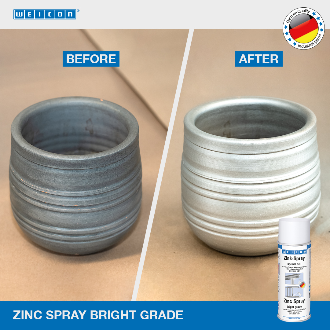 Zinc Bright Spray | cathodic corrosion protection with approval for use in the food sector